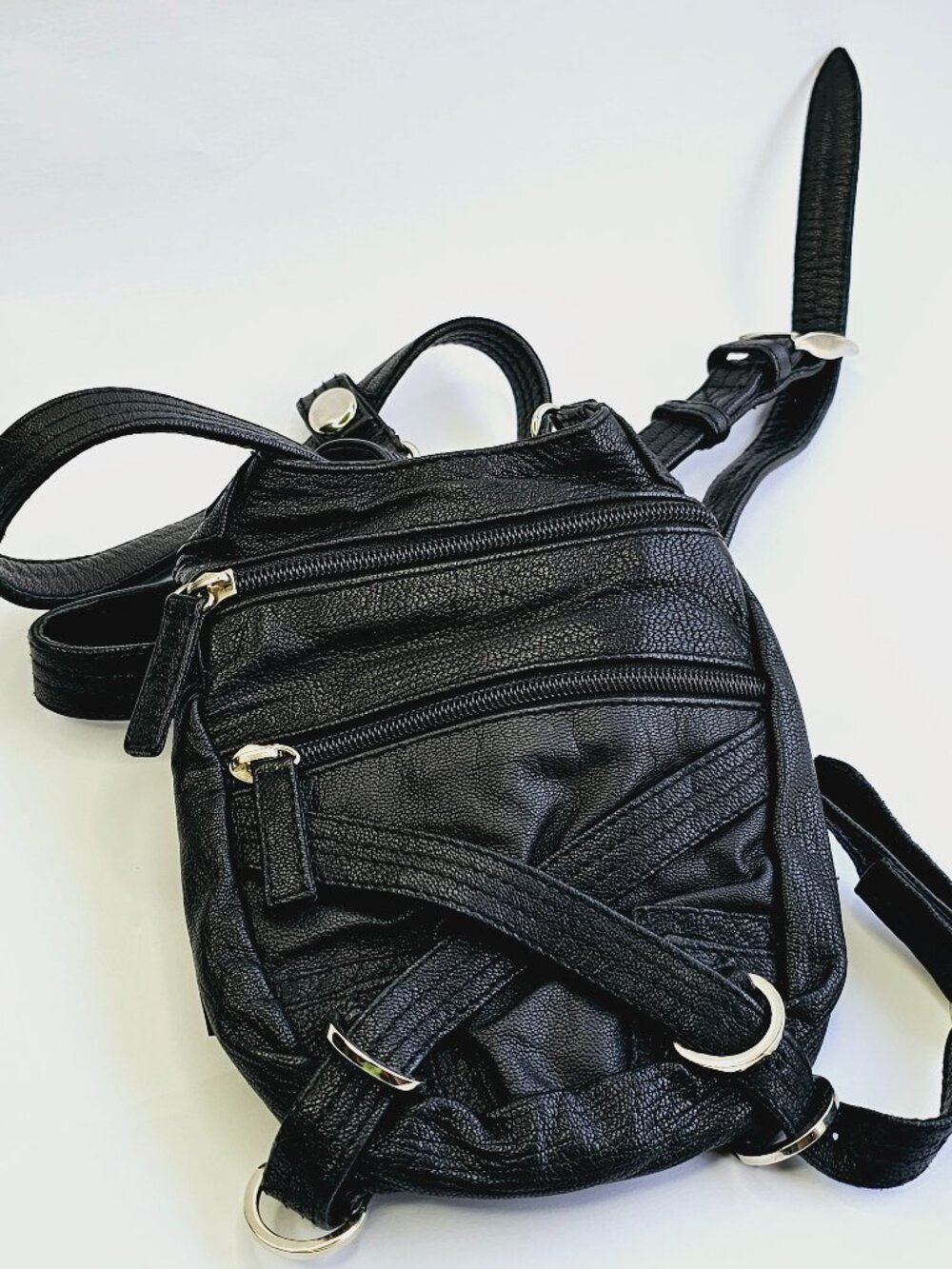 RARE Wild Card Utility Hip Thigh Holder Sling Bag Real Leather